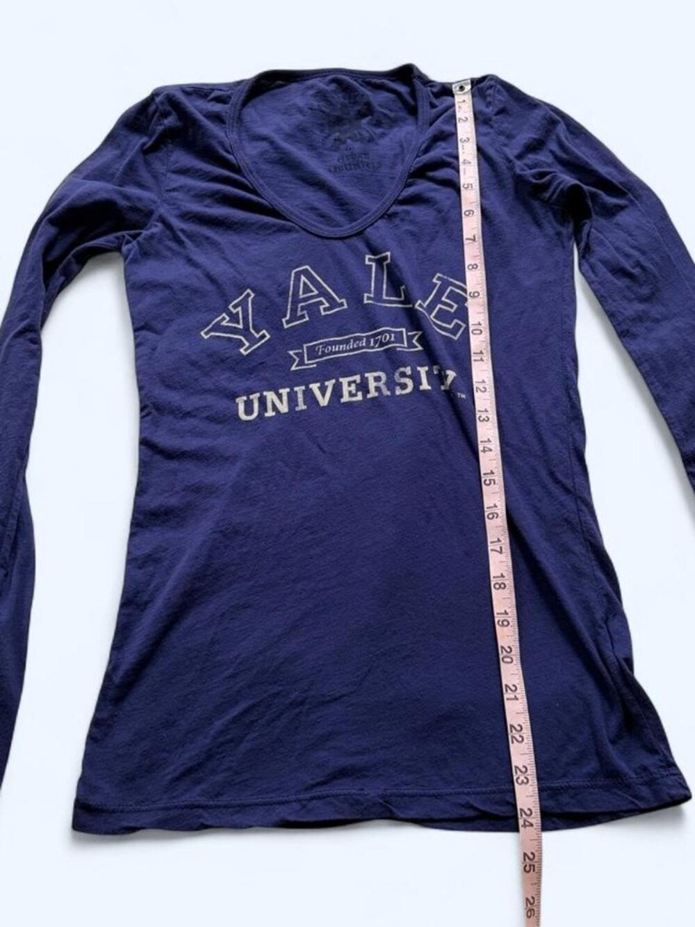 Vintage Y2K Urban Outfitters Yale University Long Sleeve Tee S - Picture 2 of 7